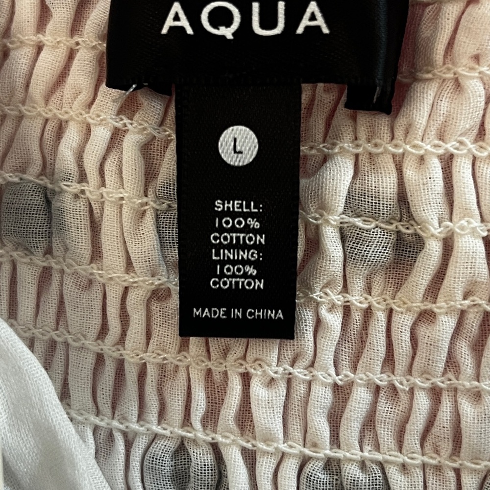 AQUA 
Embroidered Halter Dress - Exclusive
NWT Large - Picture 7 of 8